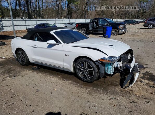 1FATP8FF9L5143058 2020 FORD MUSTANG White Przód prawy