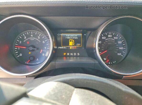 1FATP8FF9L5143058 2020 FORD MUSTANG White Widok zestawu wskaźników