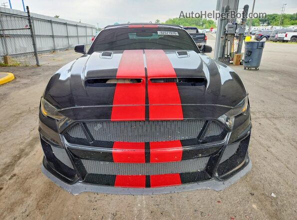 1FATP8FFXK5170316 2019 FORD MUSTANG Black წინა ხედი