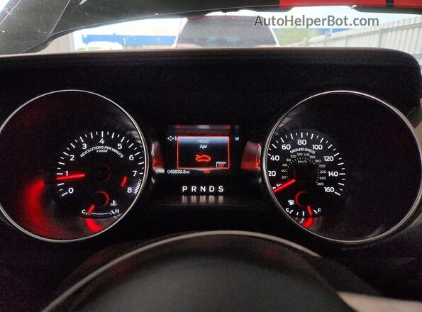 1FATP8FFXK5170316 2019 FORD MUSTANG Black ხელსაწყოთა პანელის ხედი