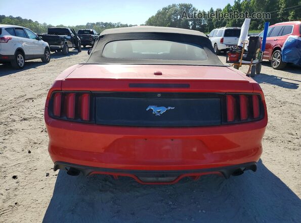 1FATP8UH0G5282120 2016 FORD MUSTANG Red უკანა ხედი