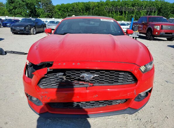 1FATP8UH0G5282120 2016 FORD MUSTANG Red წინა ხედი