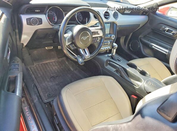 1FATP8UH0G5282120 2016 FORD MUSTANG Red წინა პანელის ხედი