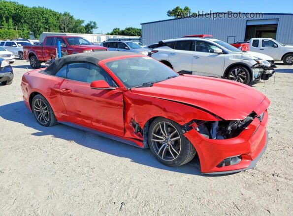 1FATP8UH0G5282120 2016 FORD MUSTANG Red წინა მარჯვენა