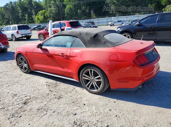 1FATP8UH0G5282120 2016 FORD MUSTANG Red უკანა მარცხენა