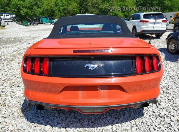 1FATP8UH0G5292193 2016 FORD MUSTANG Orange Vista trasera