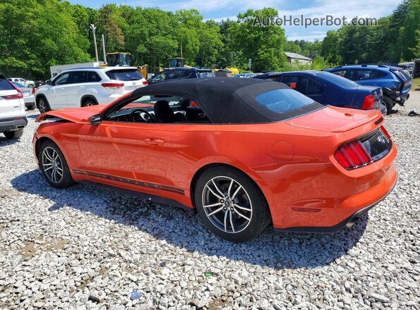 1FATP8UH0G5292193 2016 FORD MUSTANG Orange Trasero izquierdo