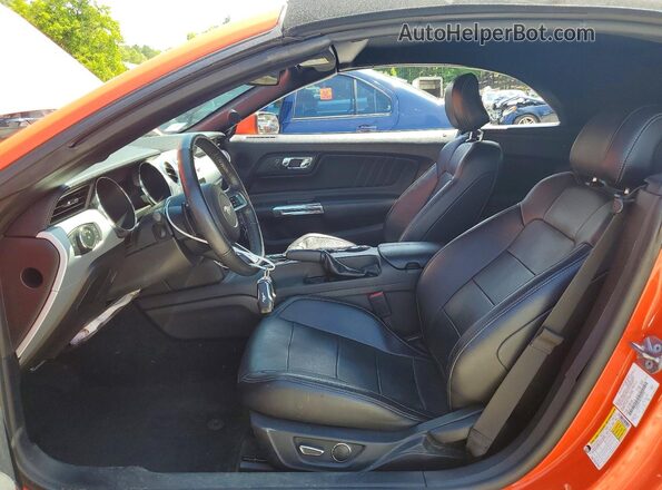 1FATP8UH0G5292193 2016 FORD MUSTANG Orange Vista interior delantera