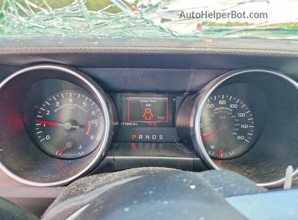 1FATP8UH0J5113643 2018 FORD MUSTANG Black Instrument cluster view