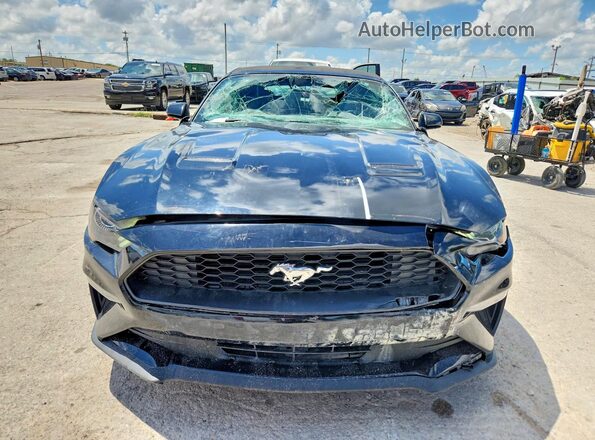 1FATP8UH0J5113643 2018 FORD MUSTANG Black Front view