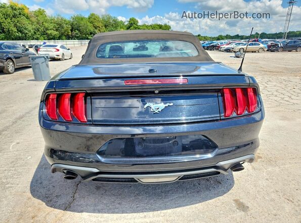 1FATP8UH0J5113643 2018 FORD MUSTANG Black Rear view
