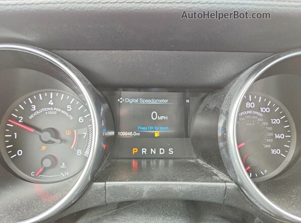 1FATP8UH0K5170507 2019 FORD MUSTANG Silver Widok zestawu wskaźników