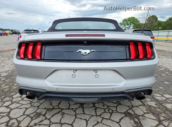 1FATP8UH0K5170507 2019 FORD MUSTANG Silver Widok z tyłu