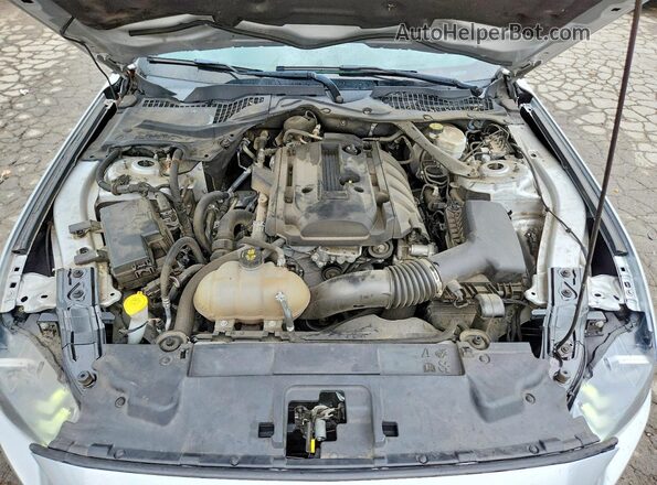 1FATP8UH0K5170507 2019 FORD MUSTANG Silver Widok wnętrza z tyłu
