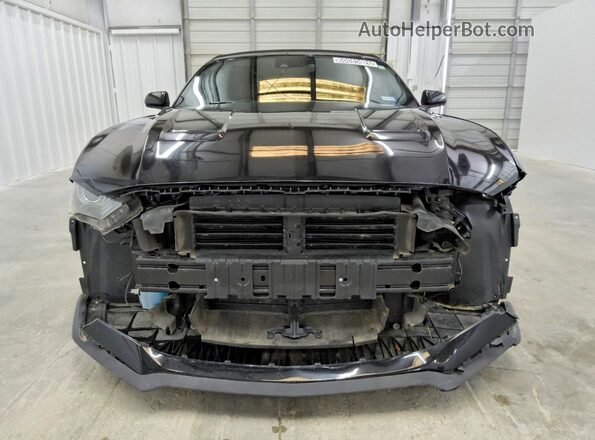 1FATP8UH0N5101806 2022 FORD MUSTANG Black Widok z przodu