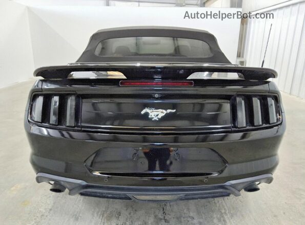1FATP8UH0N5101806 2022 FORD MUSTANG Black Widok z tyłu