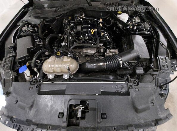 1FATP8UH0N5101806 2022 FORD MUSTANG Black Widok wnętrza z tyłu