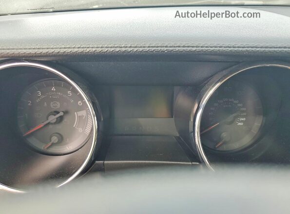 1FATP8UH1H5278787 2017 FORD MUSTANG White Widok zestawu wskaźników
