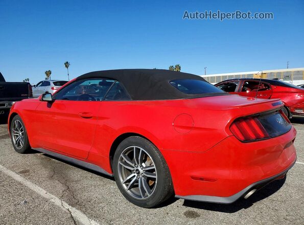 1FATP8UH1H5307947 2017 FORD MUSTANG Red Հետևի ձախ