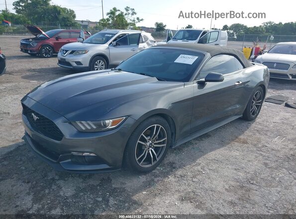 1FATP8UH1H5324280 2017 FORD MUSTANG Gray Przód lewy