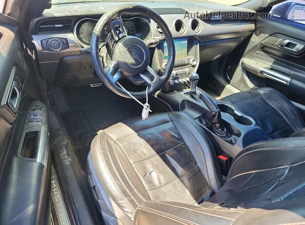 1FATP8UH1J5143511 2018 FORD MUSTANG Черный Вид панели приборов