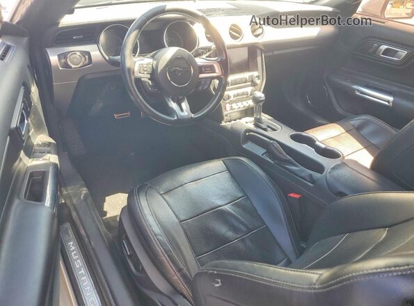 1FATP8UH1K5170029 2019 FORD MUSTANG Gray Առջևի վահանակի տեսք