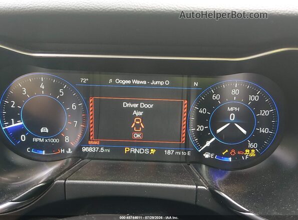 1FATP8UH1K5188823 2019 FORD MUSTANG Orange Vista de los asientos traseros