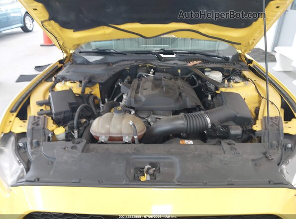 1FATP8UH2G5281325 2016 FORD MUSTANG Yellow Հետևի տեսք