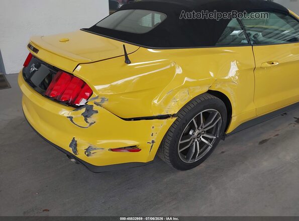 1FATP8UH2G5281325 2016 FORD MUSTANG Yellow Դիմացի տեսք