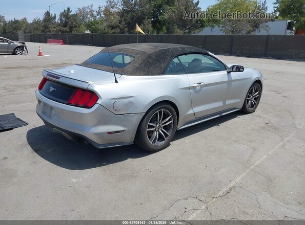 1FATP8UH2H5273064 2017 FORD MUSTANG Серебряный Задняя правая четверть