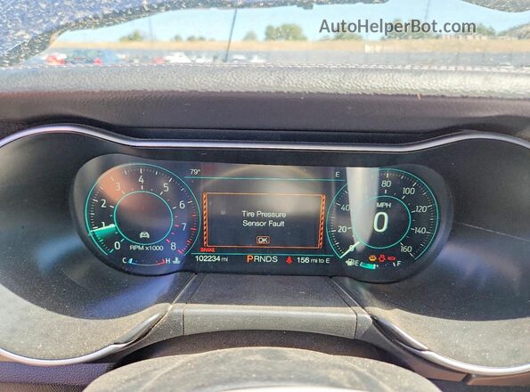 1FATP8UH2J5157062 2018 FORD MUSTANG Blue Vista del cuadro de instrumentos