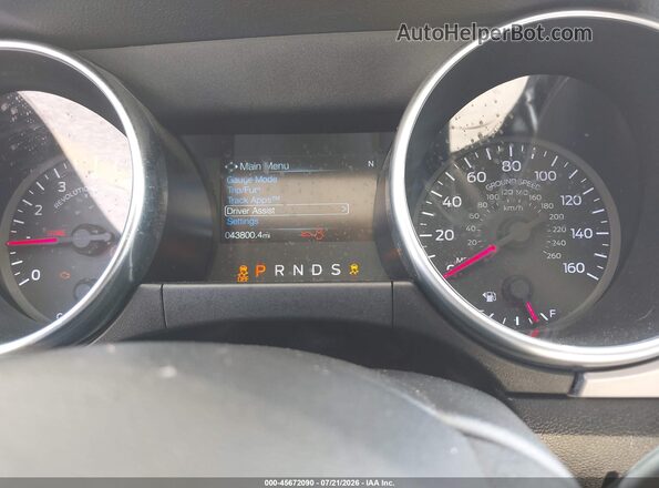 1FATP8UH2K5205371 2019 FORD MUSTANG Red უკანა სავარძლების ხედი
