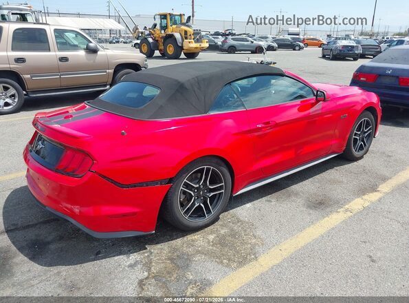 1FATP8UH2K5205371 2019 FORD MUSTANG Red უკანა მარჯვენა