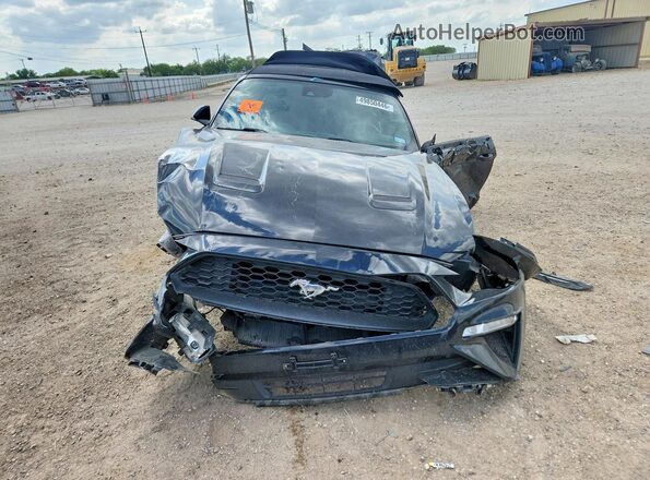 1FATP8UH2M5120694 2021 FORD MUSTANG Black წინა ხედი