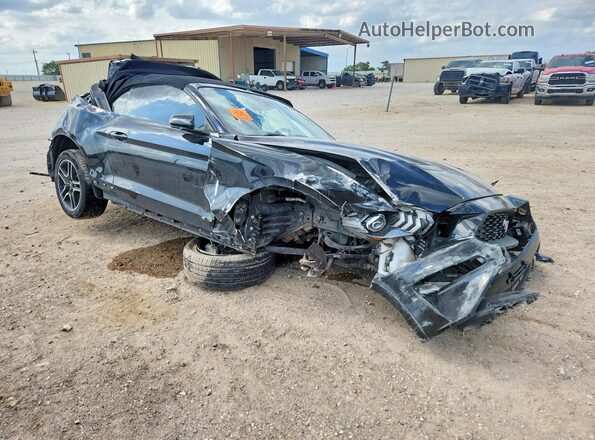 1FATP8UH2M5120694 2021 FORD MUSTANG Black წინა მარჯვენა