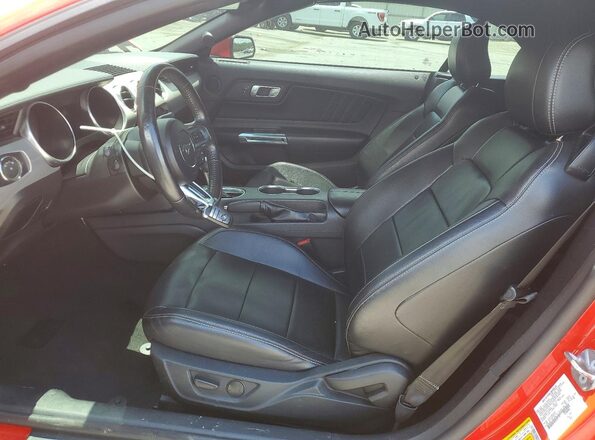 1FATP8UH2N5120096 2022 FORD MUSTANG Red Սալոնի դիմացի տեսք