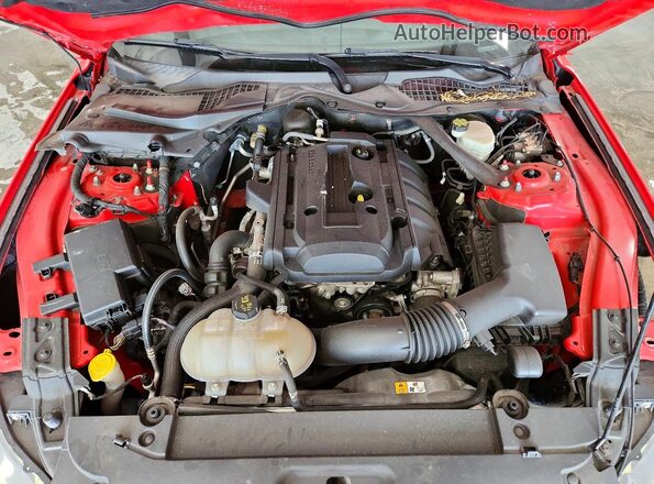 1FATP8UH3G5217178 2016 FORD MUSTANG Red Սալոնի հետևի տեսք