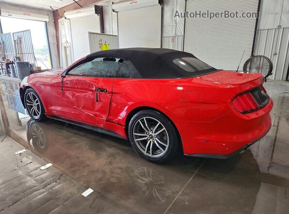 1FATP8UH3G5217178 2016 FORD MUSTANG Red Հետևի ձախ