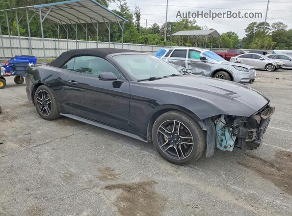 1FATP8UH3J5115094 2018 FORD MUSTANG Black წინა მარჯვენა