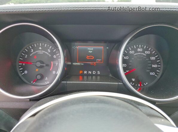 1FATP8UH3J5115094 2018 FORD MUSTANG Black ხელსაწყოთა პანელის ხედი