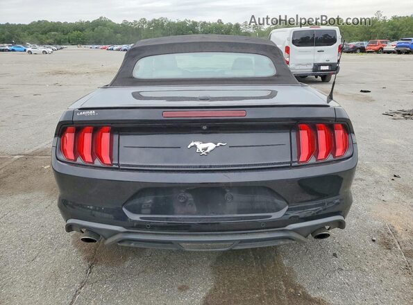 1FATP8UH3J5115094 2018 FORD MUSTANG Black უკანა ხედი