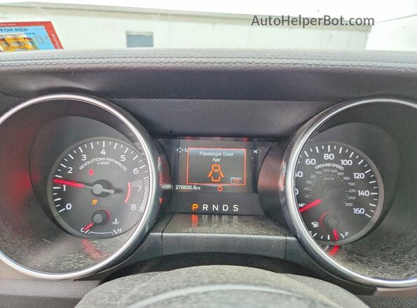 1FATP8UH3J5115239 2018 FORD MUSTANG Black Instrument cluster view