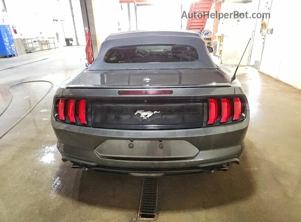 1FATP8UH3J5155207 2018 FORD MUSTANG Серый Вид сзади