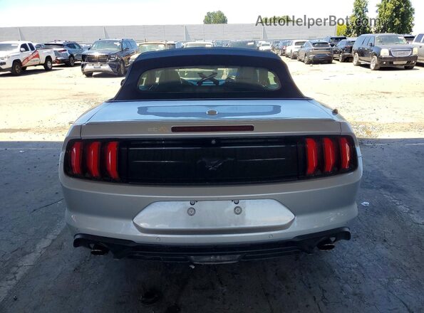 1FATP8UH3K5109250 2019 FORD MUSTANG Silver Rear view