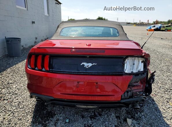 1FATP8UH3K5116263 2019 FORD MUSTANG Red Vista trasera