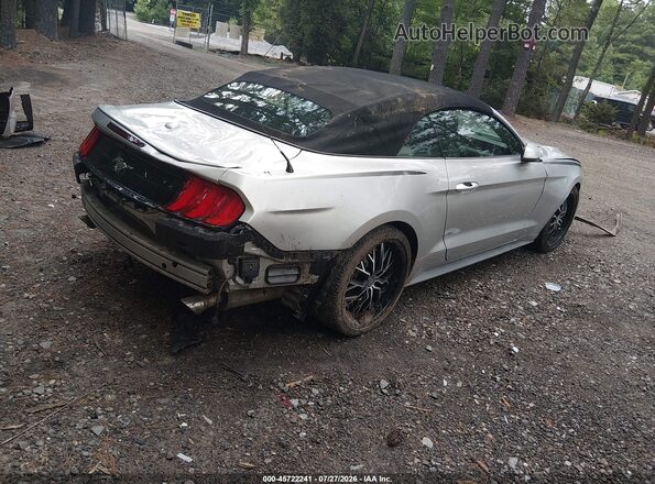 1FATP8UH3K5159713 2019 FORD MUSTANG Silver Задня права чверть