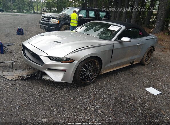 1FATP8UH3K5159713 2019 FORD MUSTANG Silver Передня ліва чверть