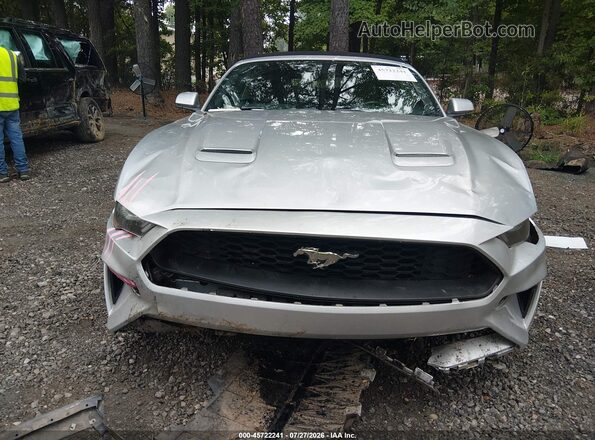 1FATP8UH3K5159713 2019 FORD MUSTANG Silver Вид задньої частини салону