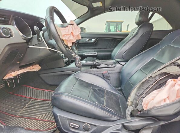 1FATP8UH4G5216380 2016 FORD MUSTANG Silver Вид салону спереду