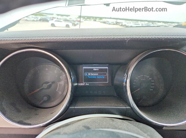 1FATP8UH4G5216380 2016 FORD MUSTANG Silver Вид щитка приладів